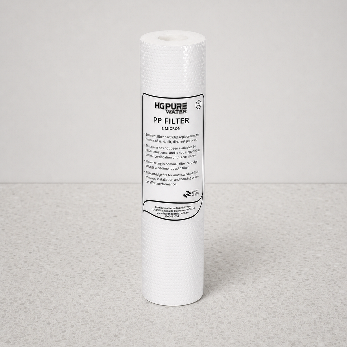 White HGH-01 PP sediment replacement cartridge